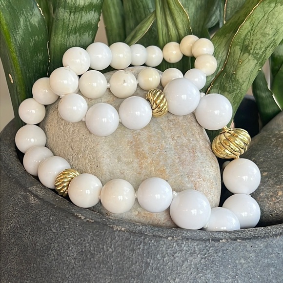 18 karat gold and agate David Yurman necklace - Picture 5 of 5